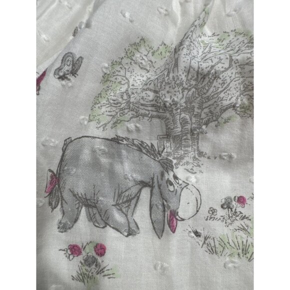 George Disney Baby Winnie The Pooh Dress First Size 50-56cm Cream White Flower C - Picture 10 of 11